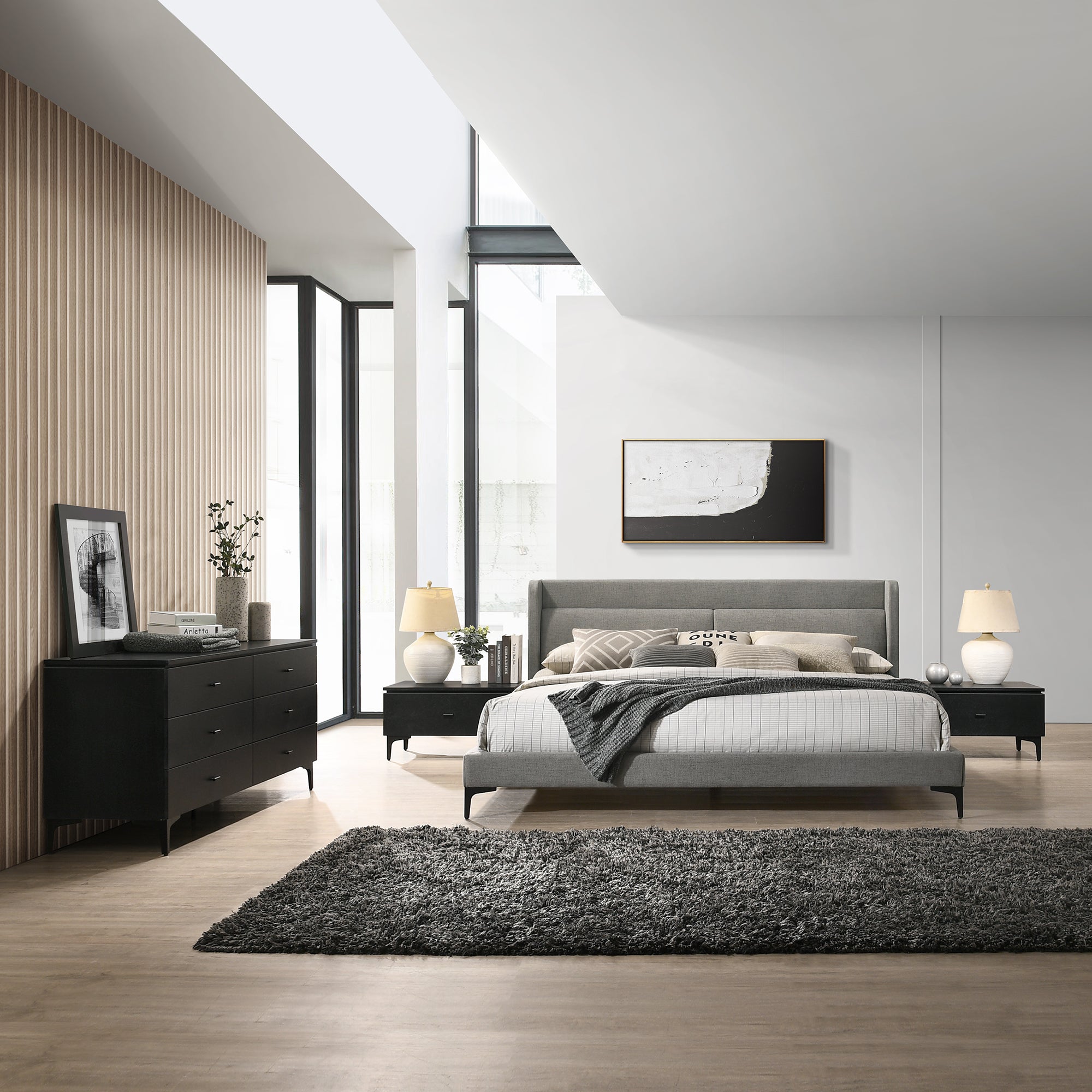 armen living Legend 4pc Bedroom Set