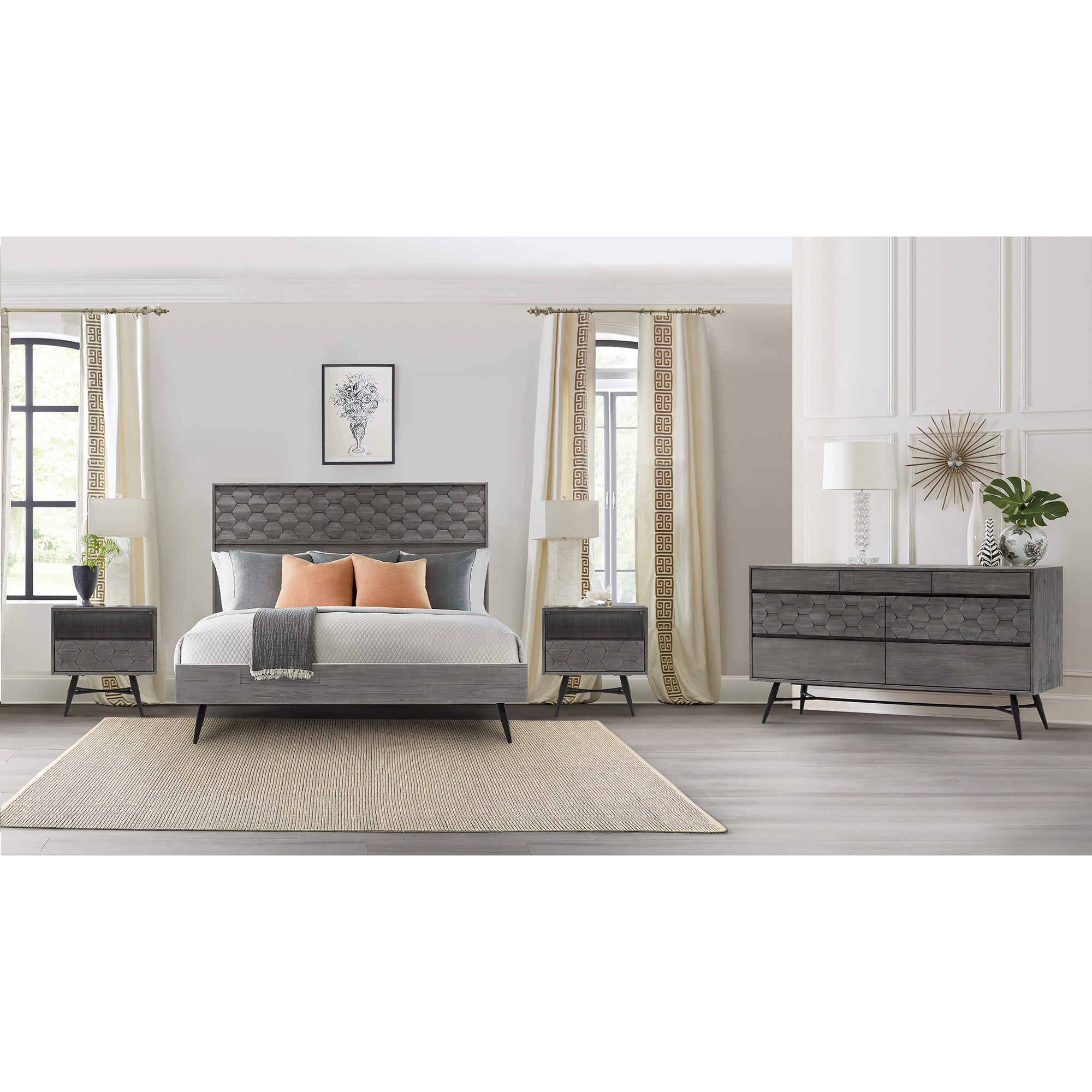 armen living Makena 4pc Bedroom Set