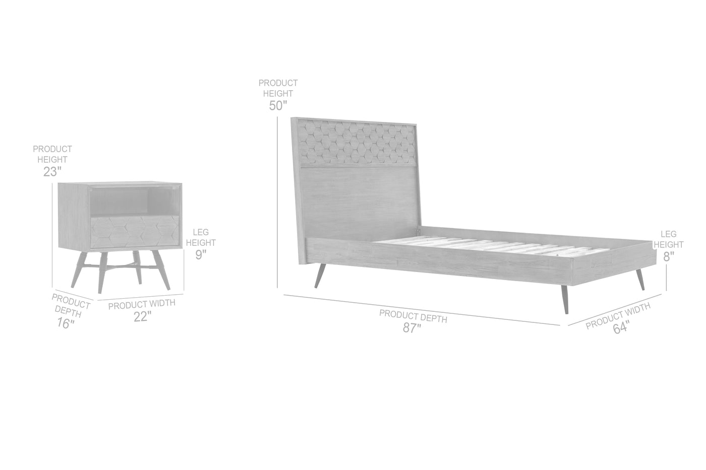 Makena 3pc Bedroom Set