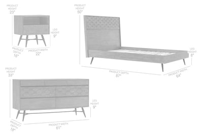 Makena 4pc Bedroom Set