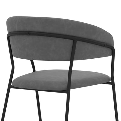Messina and Nara Faux Leather 7-Piece Dining Set