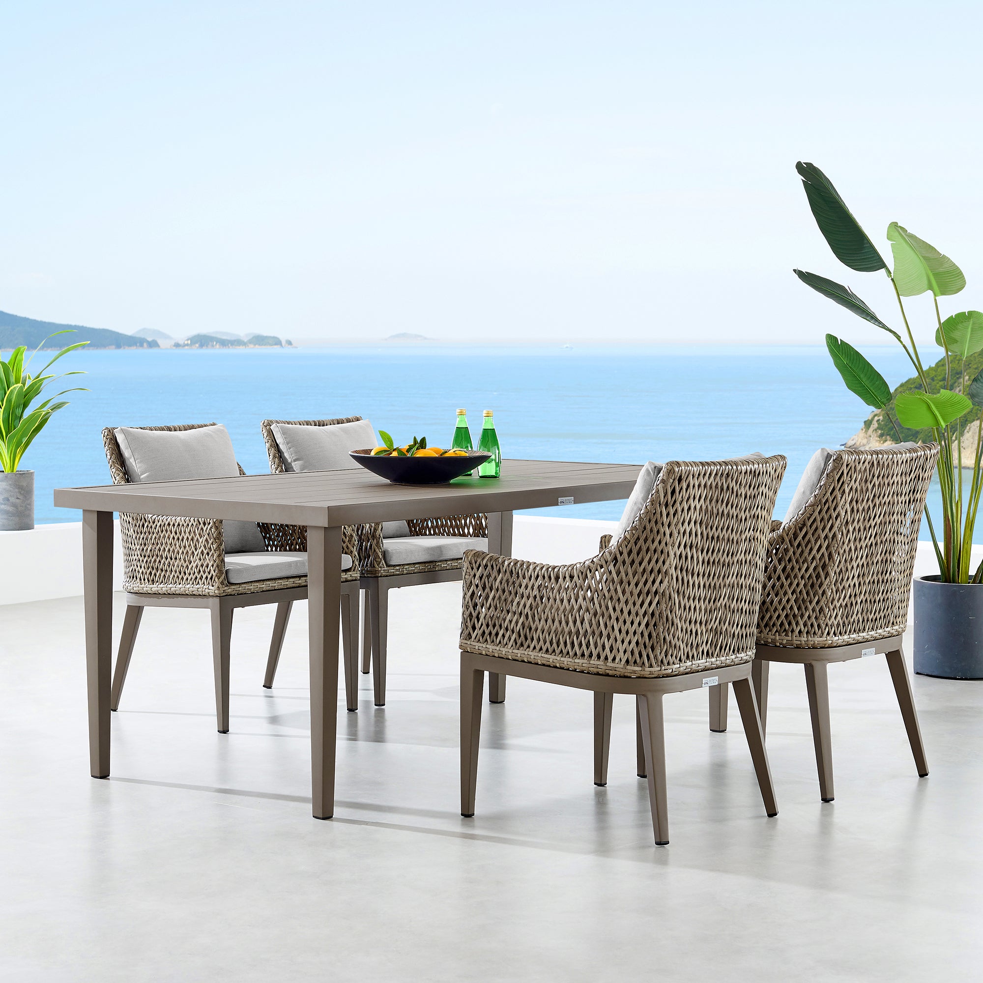 armen living Grenada Outdoor Dining Set
