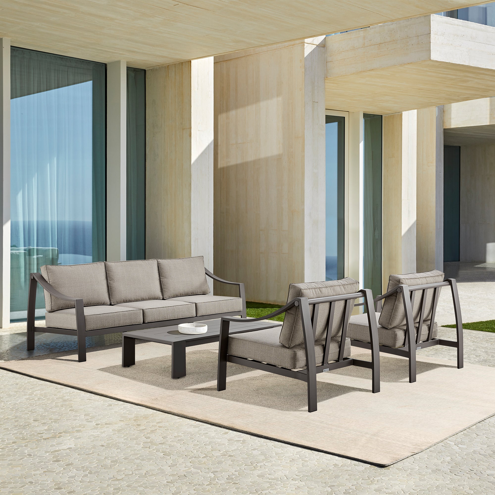 armen living Koda Outdoor Conversation Set