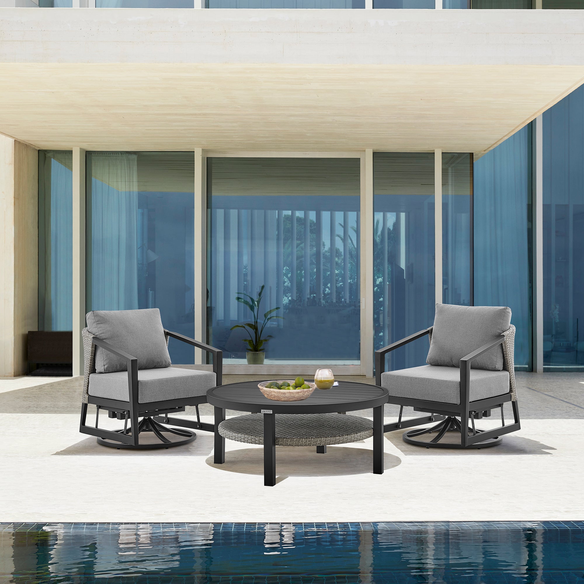 armen living Palma Outdoor Seating Set
