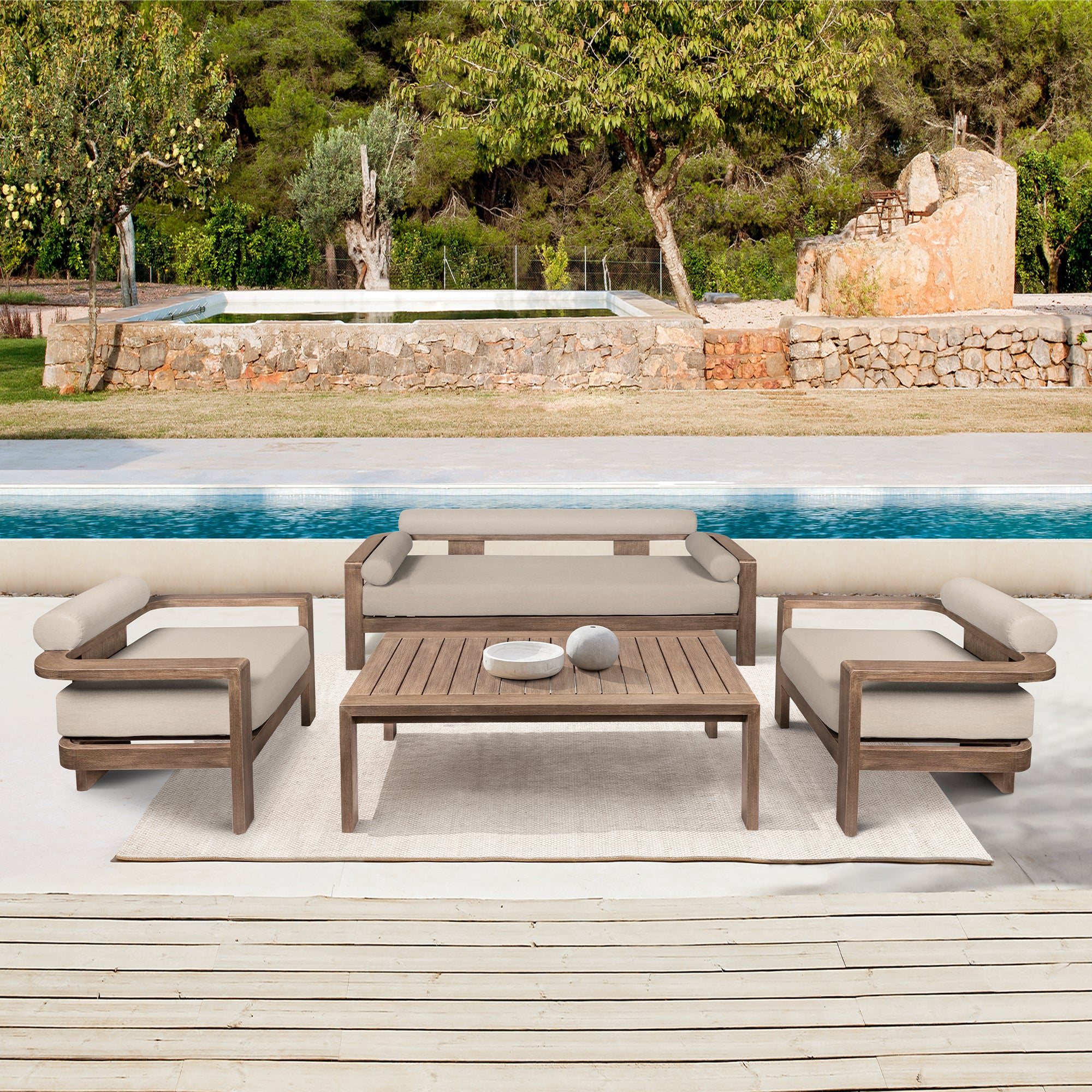armen living Relic Outdoor Conversation Set
