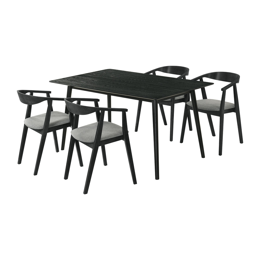 Westmont Santana 5 Piece Wood Dining Set