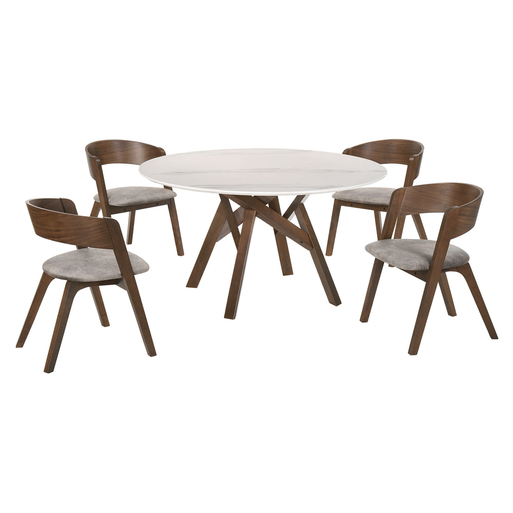 Venus and Jackie 5-Piece Dining Set - SETVEDIWA5D